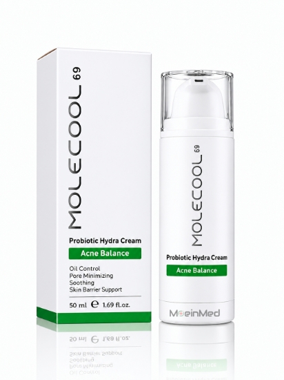 تصویر  ملکول کرم آبرسان پریبیوتیک (پوست چرب) Acne Balance Probiotic Hydra Cream MH561 50ml